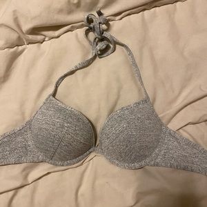 Super Cute Grey Push Up Bikini Top